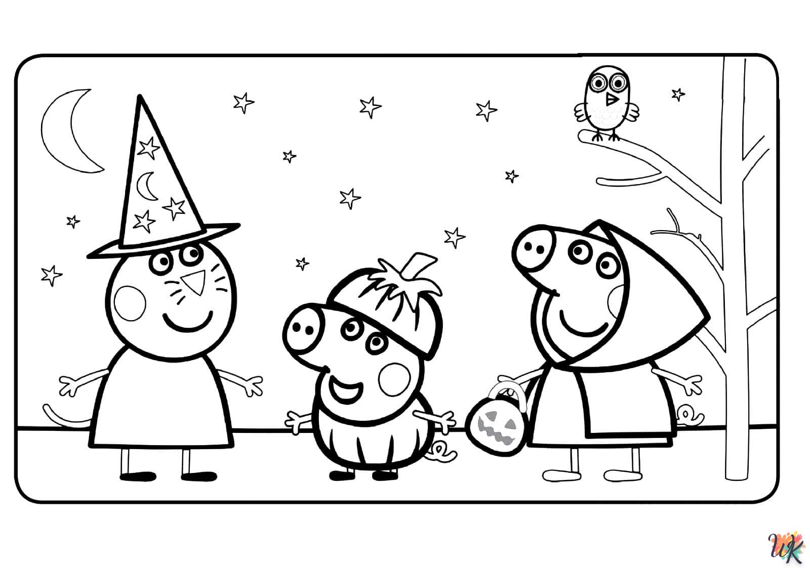 Peppa Pig Kleurplaten17