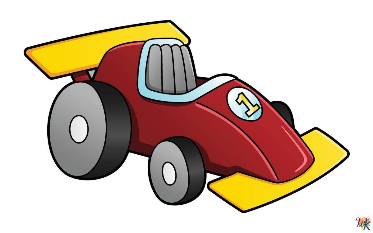Raceauto kleurplaten logo