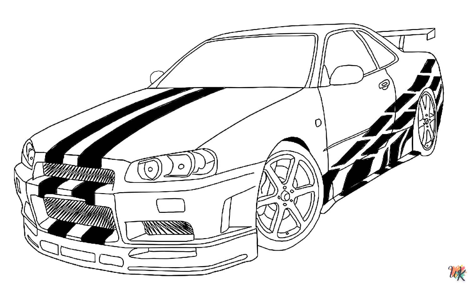Raceauto kleurplaten11
