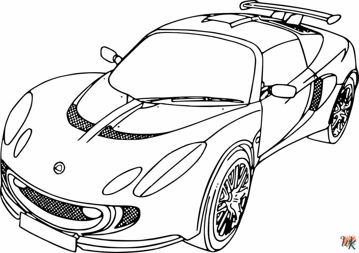 Raceauto kleurplaten32