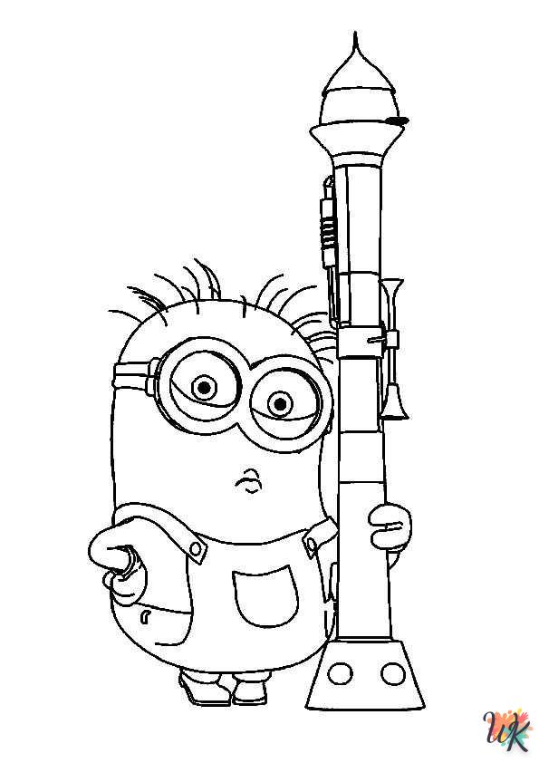 Minions 36 kleurplaten Minions 2
