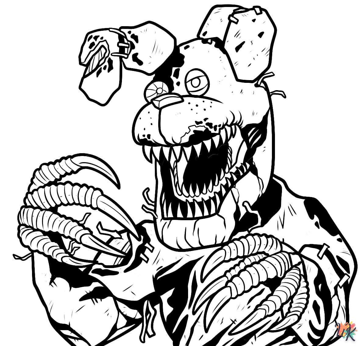Five Nights at Freddys kleurplaten1