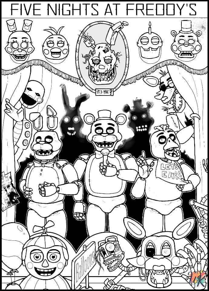 Five Nights at Freddys kleurplaten10