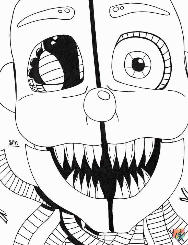 Five Nights at Freddys kleurplaten11