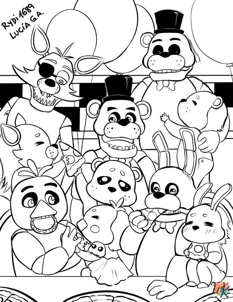 Five Nights at Freddys kleurplaten13