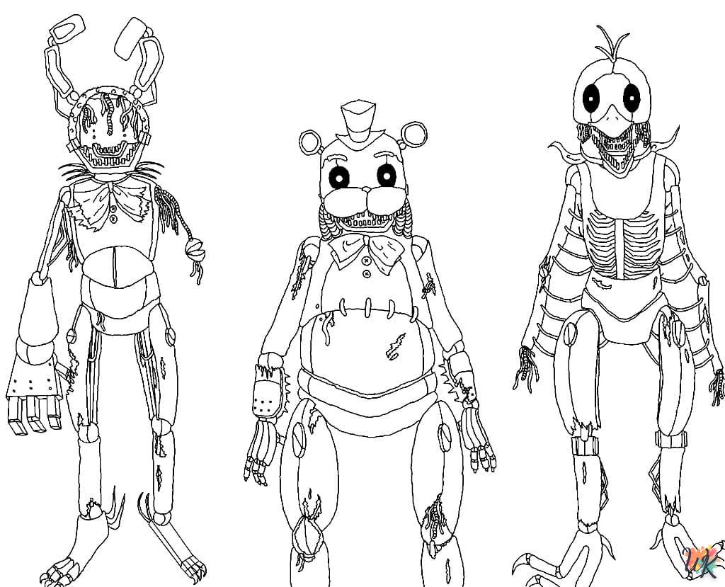 Five Nights at Freddys kleurplaten15