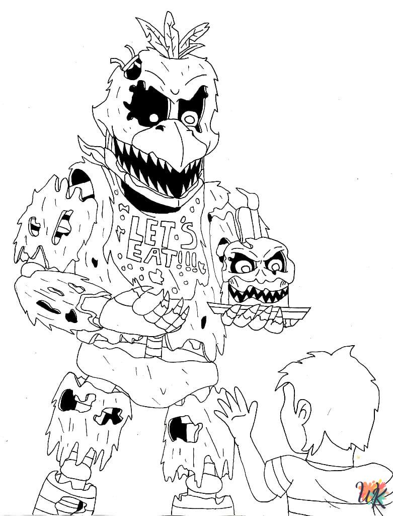 Five Nights at Freddys kleurplaten17