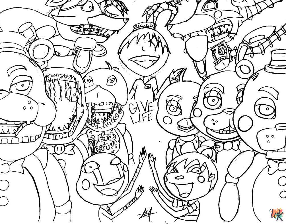 Five Nights at Freddys kleurplaten19