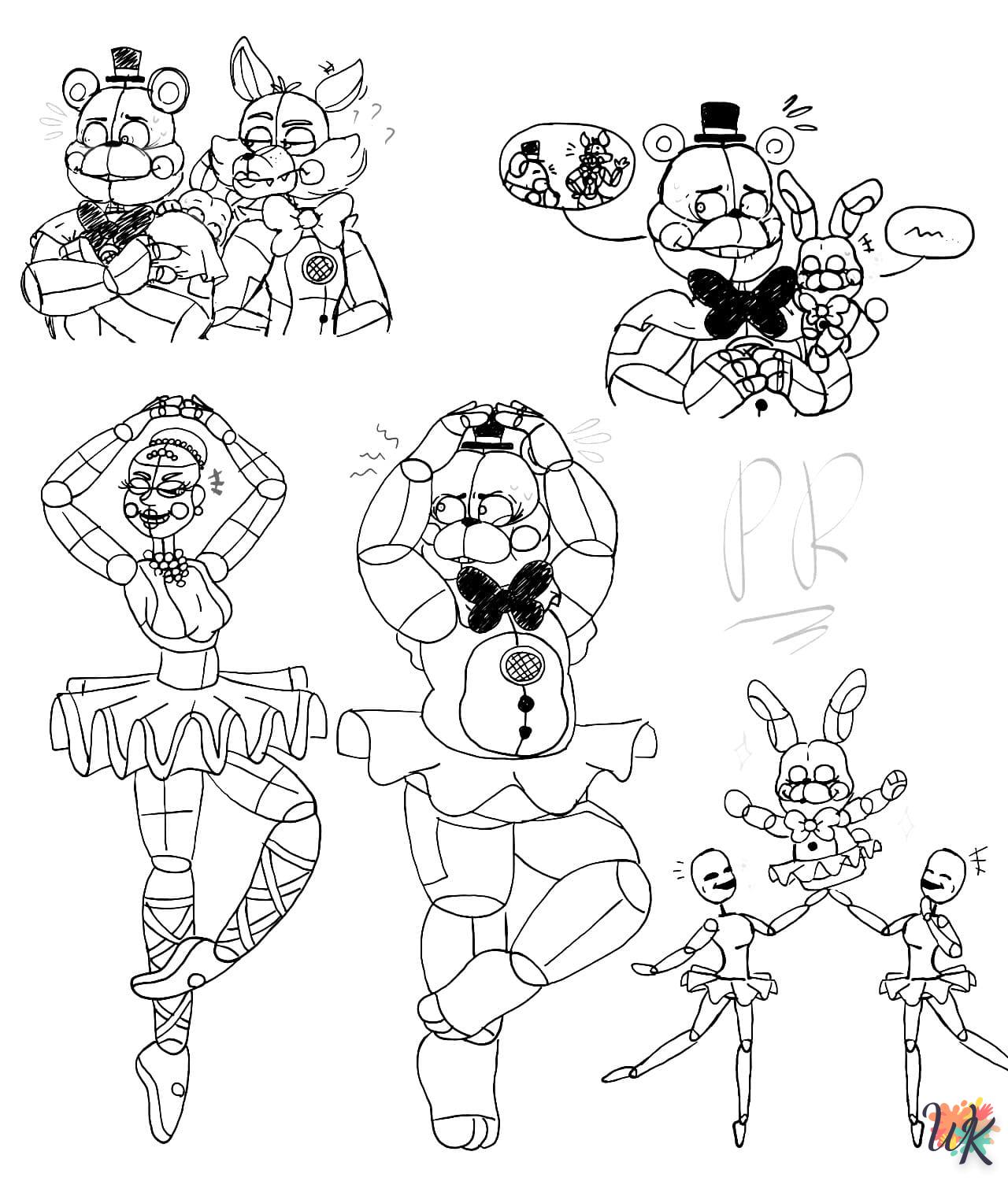 Five Nights at Freddys kleurplaten2