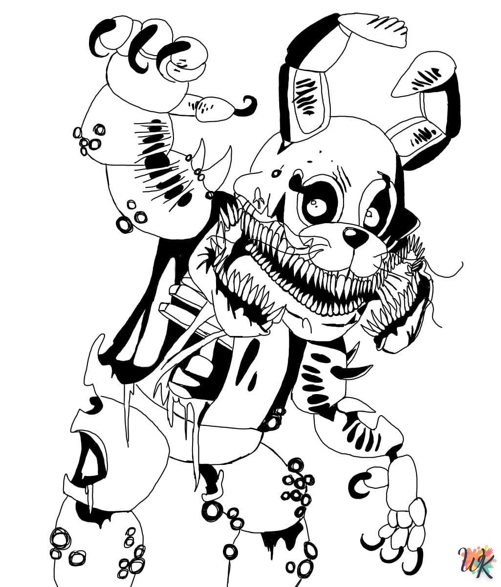 Five Nights at Freddys kleurplaten21