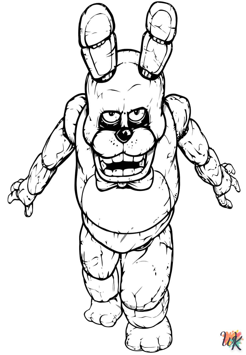 Five Nights at Freddys kleurplaten24