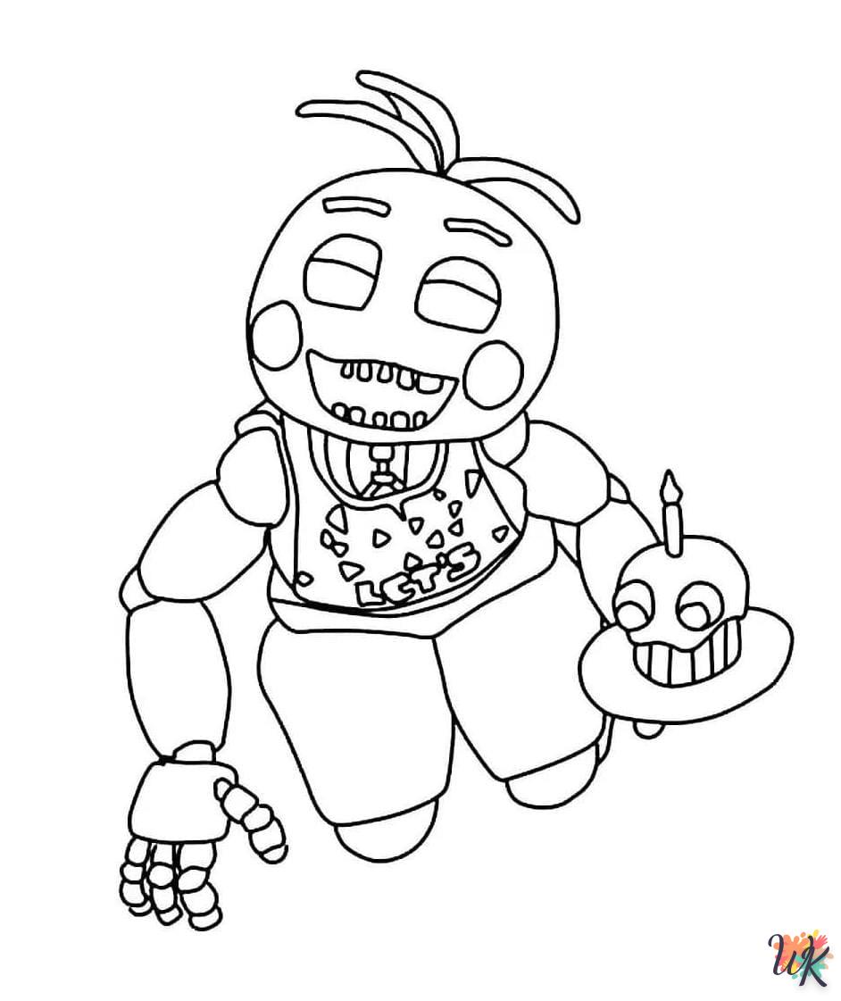 Five Nights at Freddys kleurplaten29