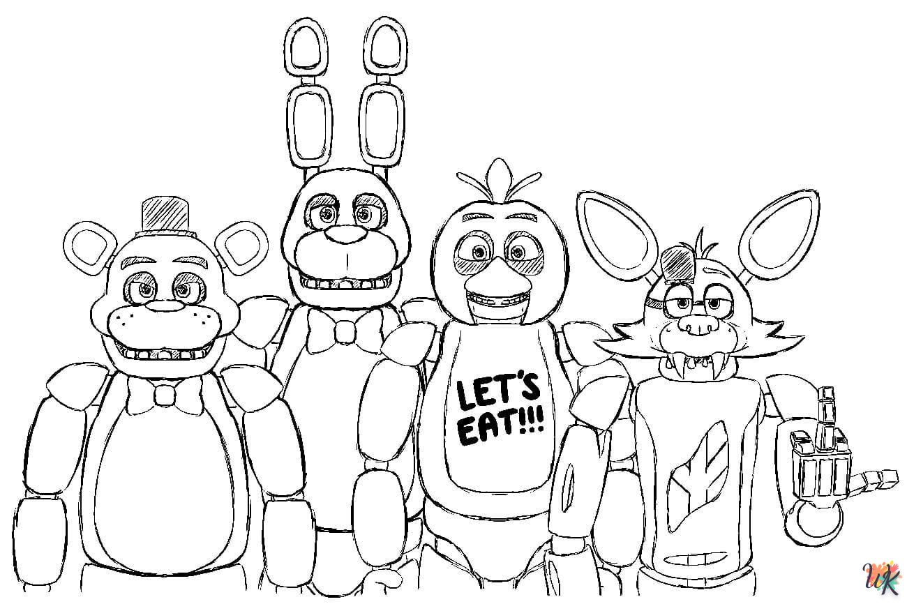 Five Nights at Freddys kleurplaten30