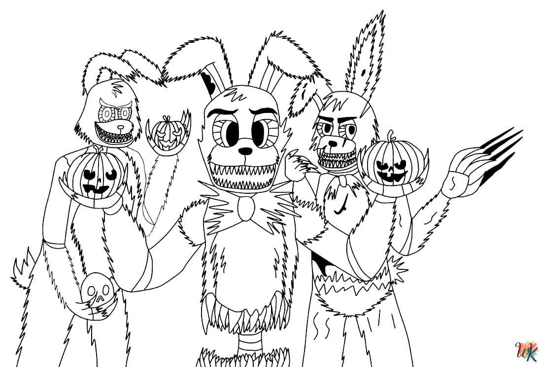 Five Nights at Freddys kleurplaten33