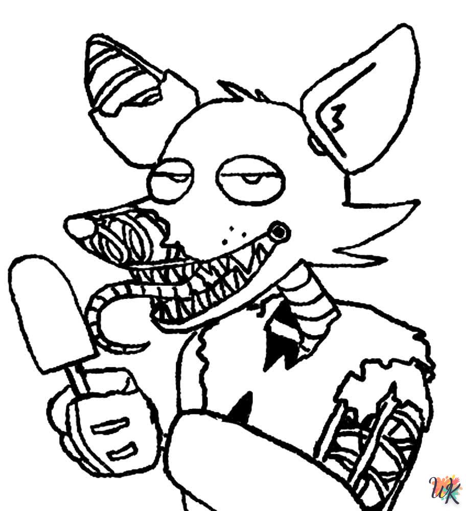 Five Nights at Freddys kleurplaten34