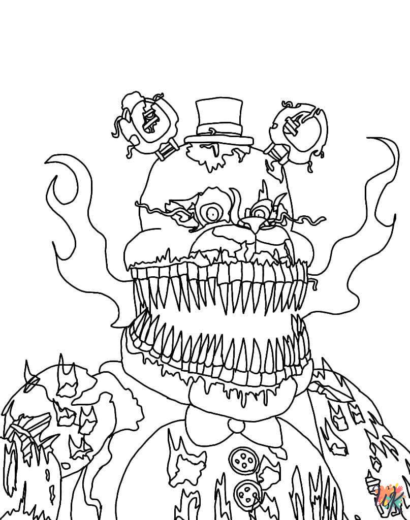 Five Nights at Freddys kleurplaten35