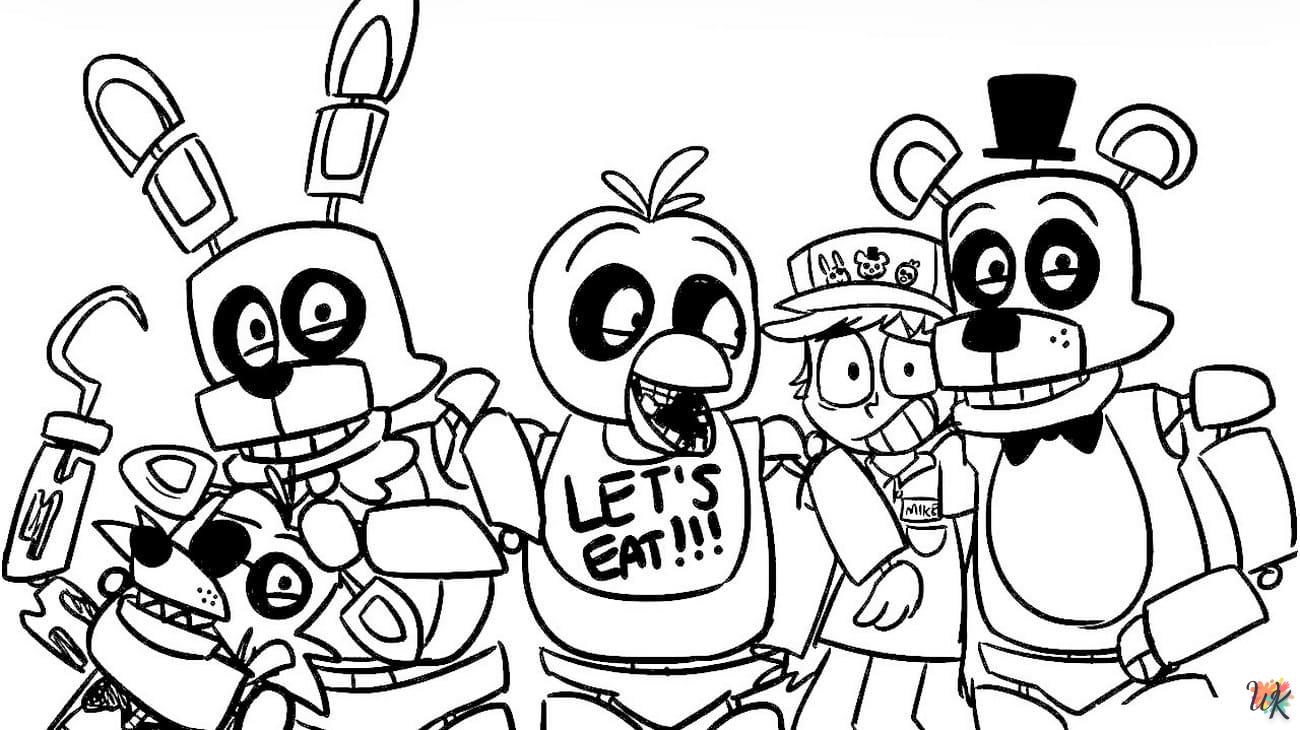 Five Nights at Freddys kleurplaten36