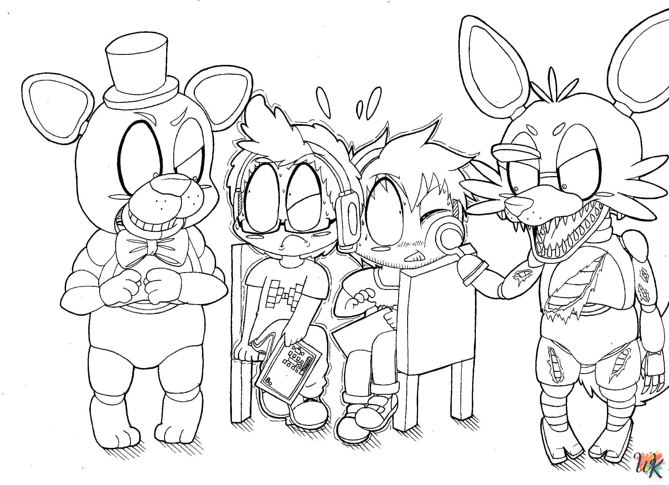 Five Nights at Freddys kleurplaten37