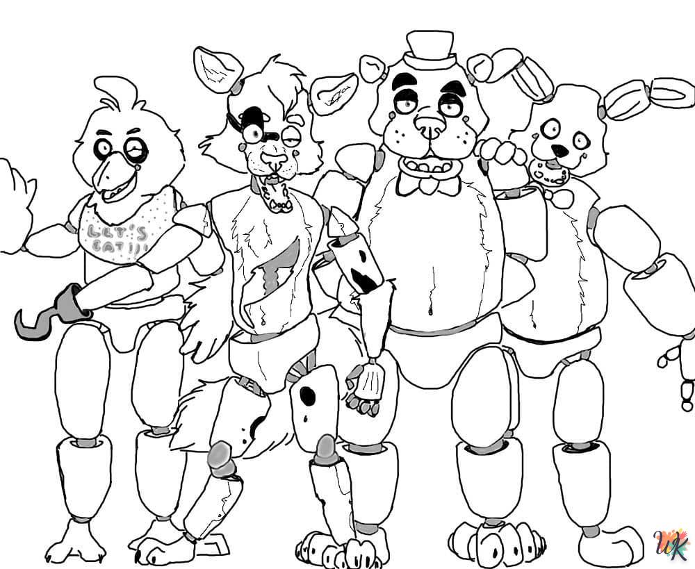 Five Nights at Freddys kleurplaten40