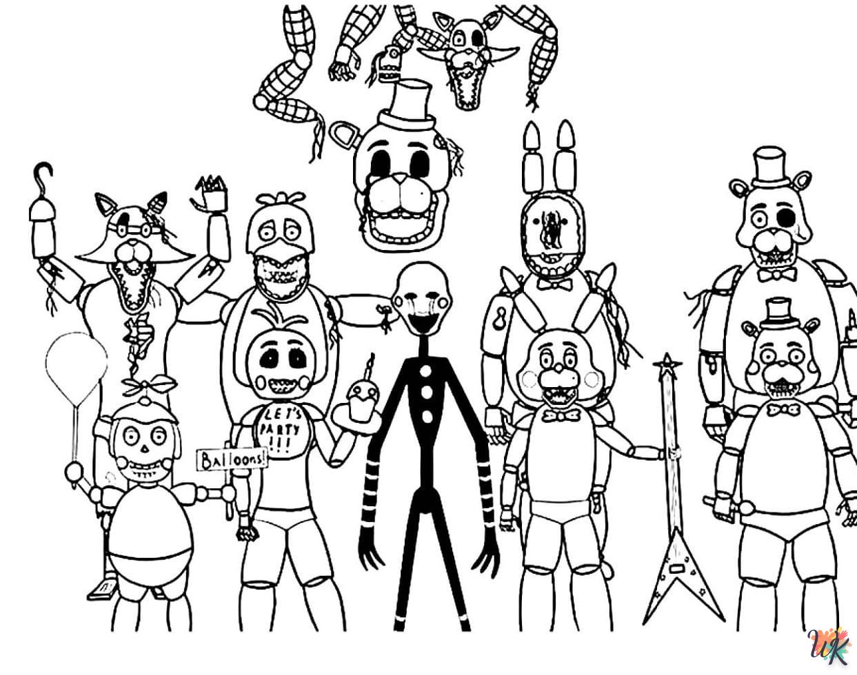 Five Nights at Freddys kleurplaten42