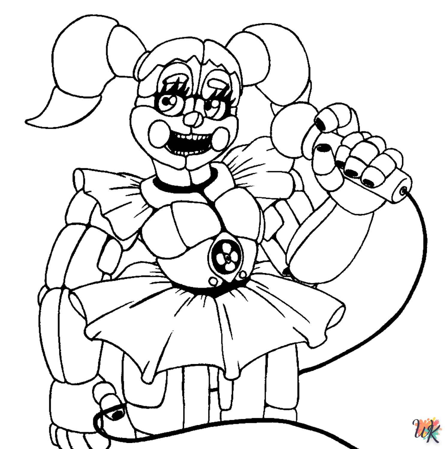 Five Nights at Freddys kleurplaten5