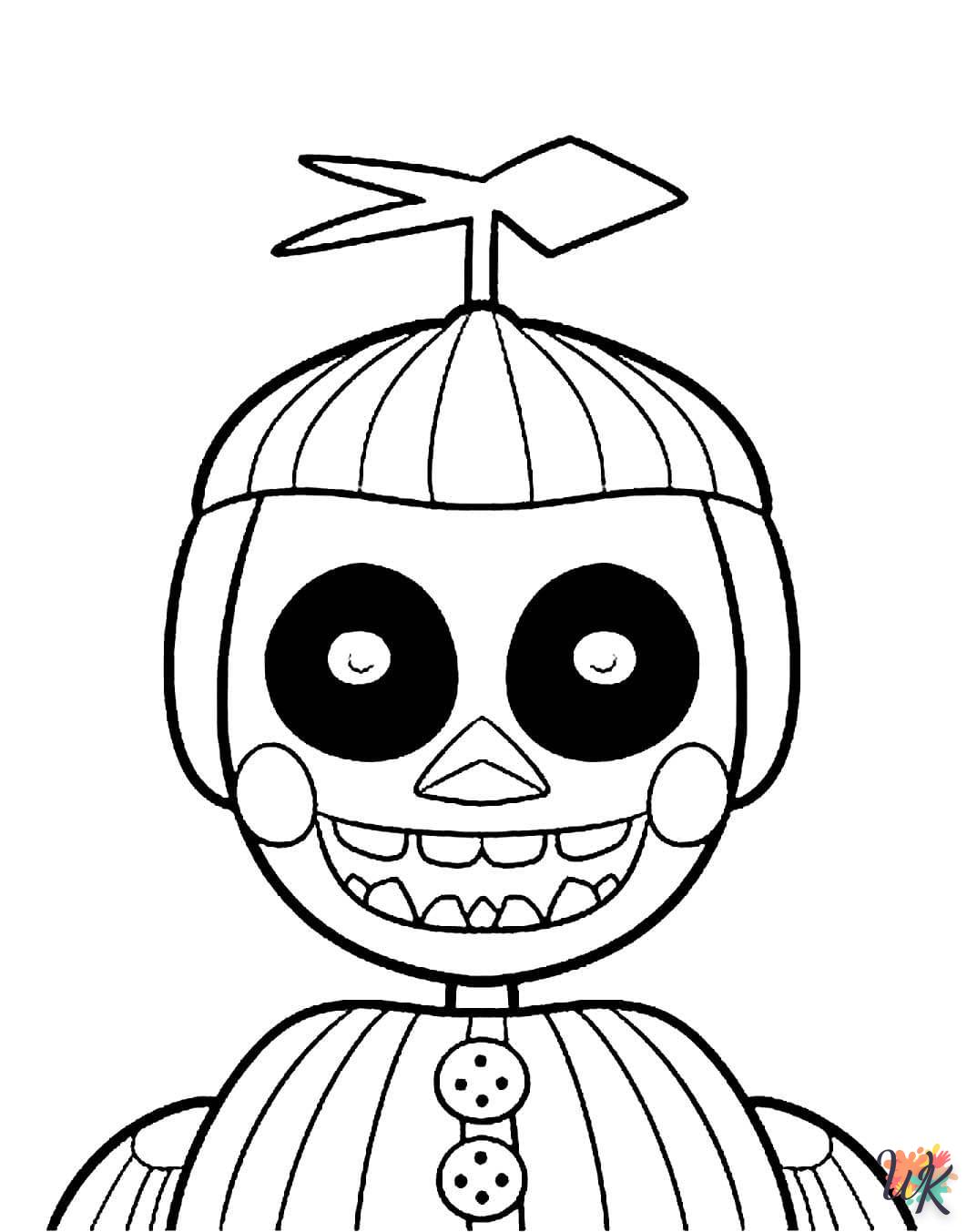 Five Nights at Freddys kleurplaten6