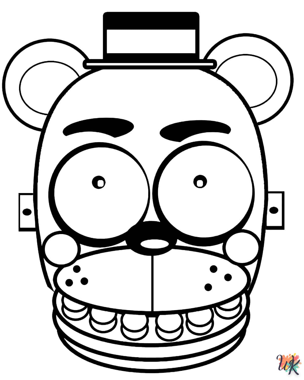 Five Nights at Freddys kleurplaten7