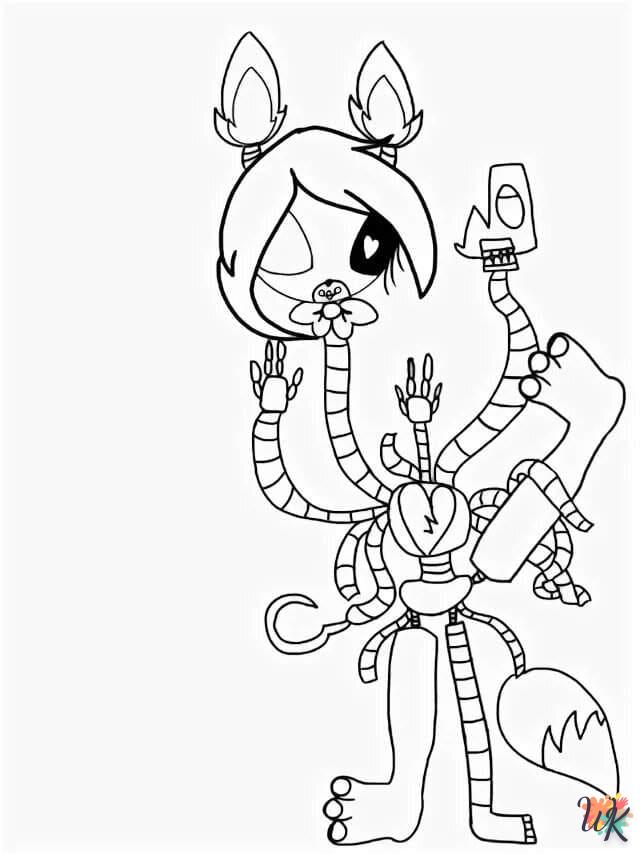 Five Nights at Freddys kleurplaten9