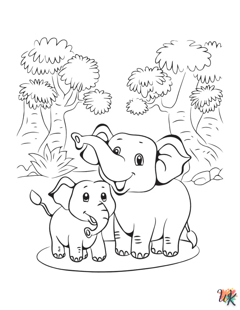 Kleurplaten Olifant1.jpg