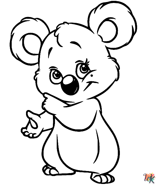 Koala kleurplaat26