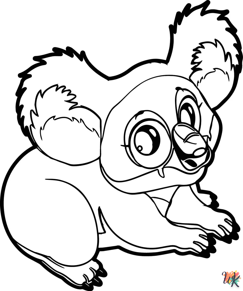 Koala kleurplaat46