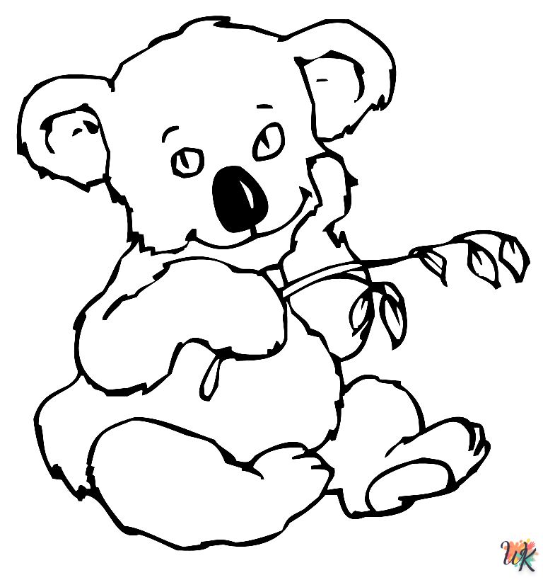 Koala kleurplaat48