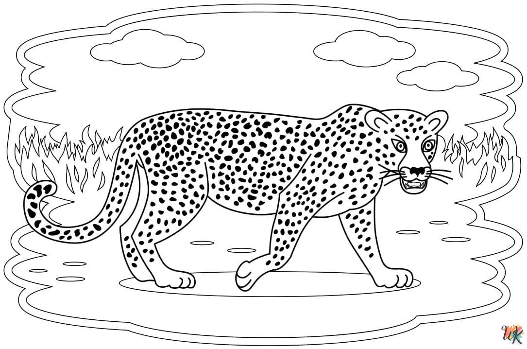 Leopard Kleurplaten25