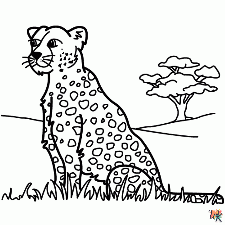 Leopard Kleurplaten28