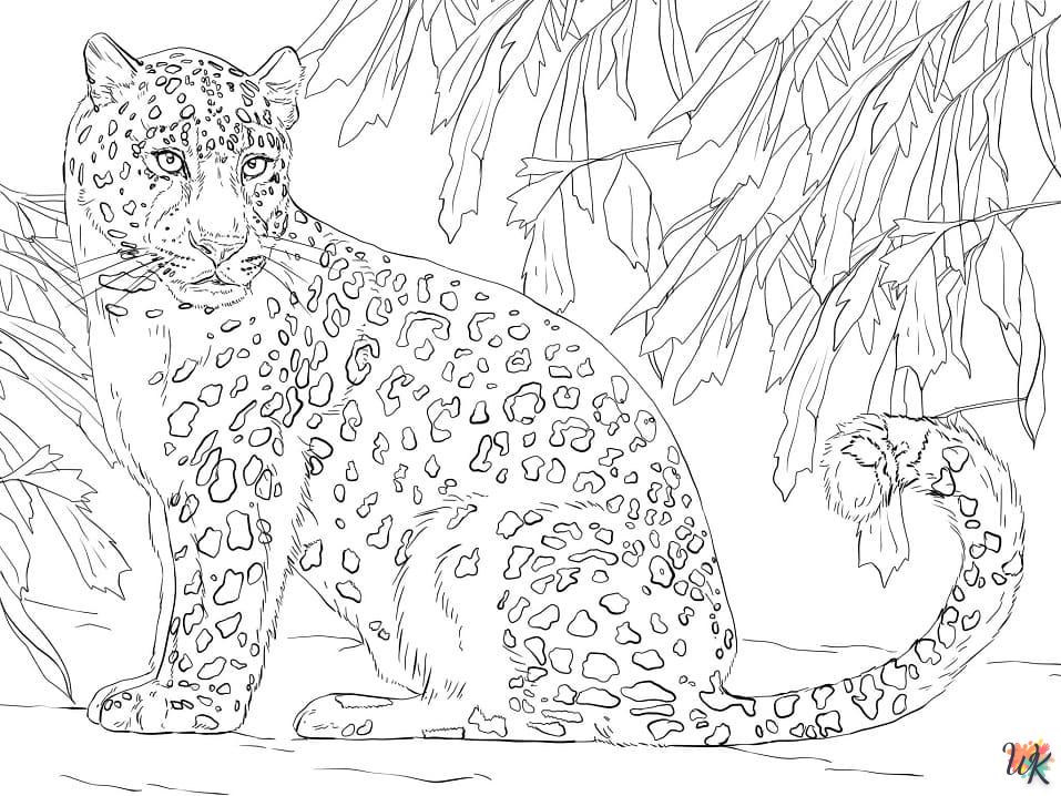 Leopard Kleurplaten3
