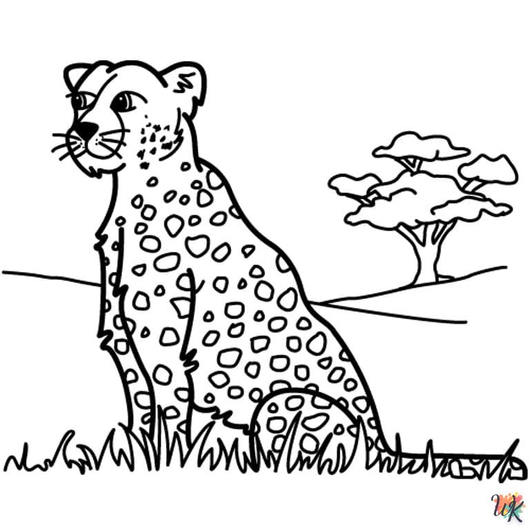 Leopard Kleurplaten36