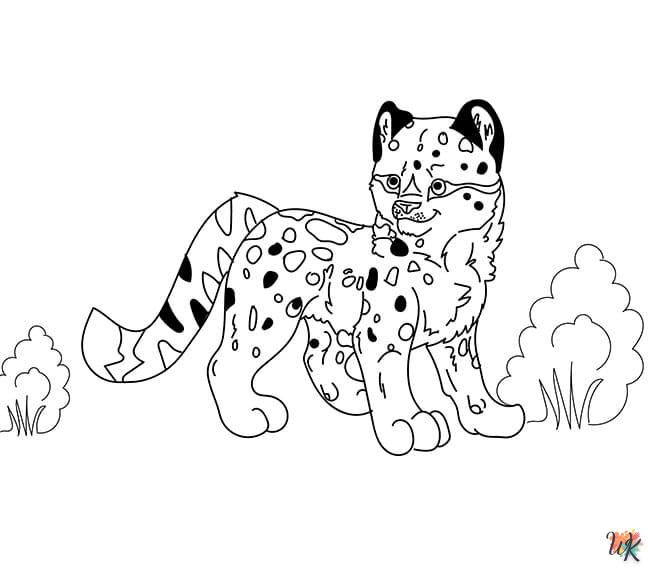 Leopard Kleurplaten4