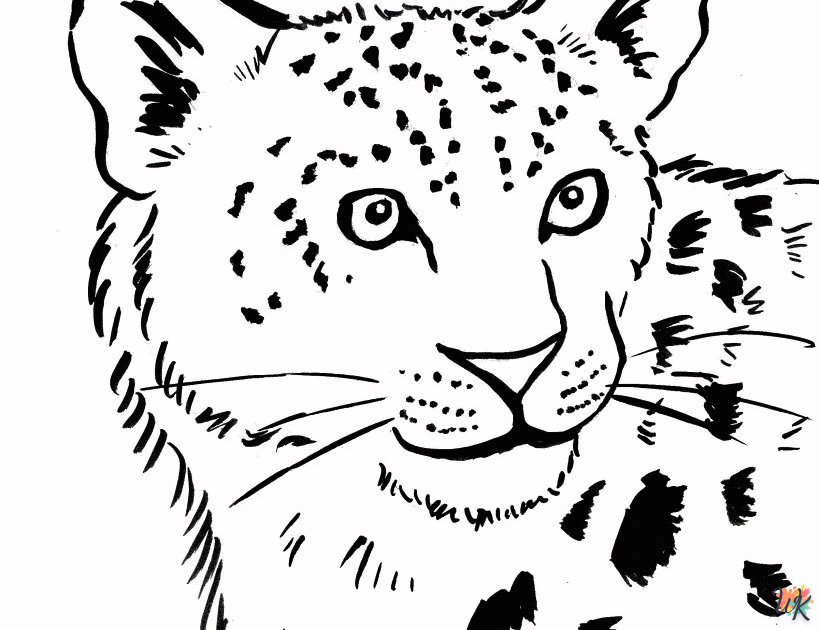 Panter 12 Leopard Kleurplaten40
