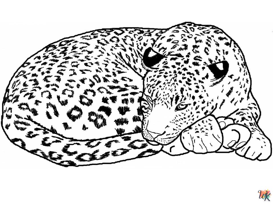 Leopard Kleurplaten45
