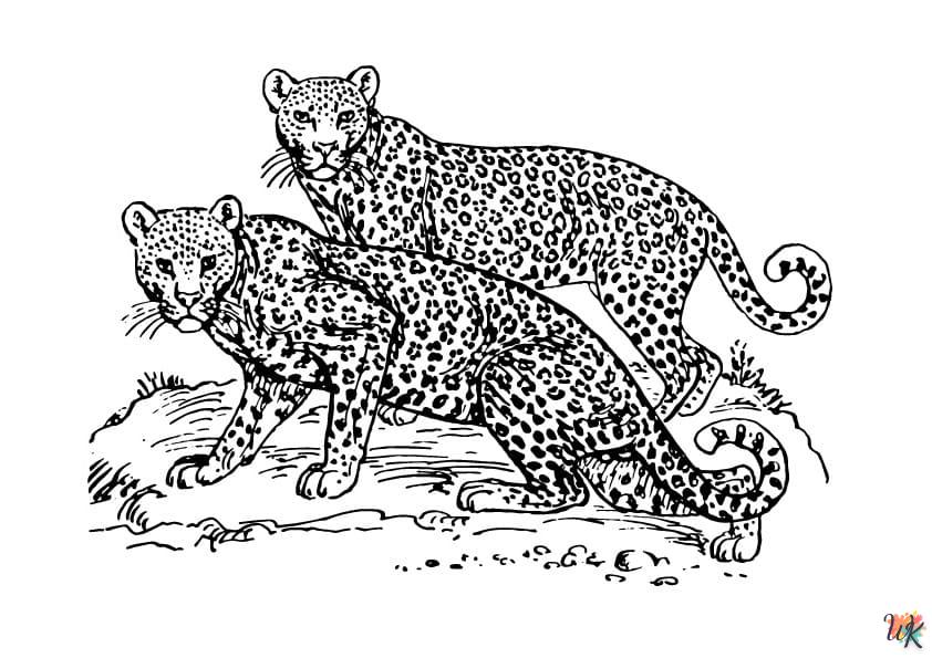 Leopard Kleurplaten50