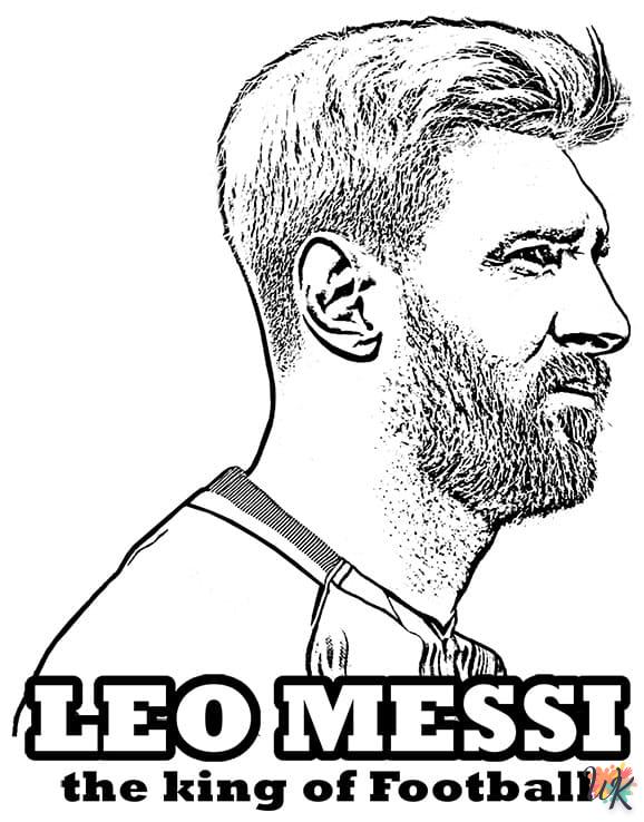 Messi kleurplaten14