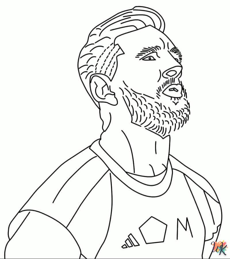 Messi kleurplaten16