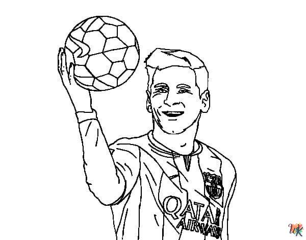 Messi kleurplaten9