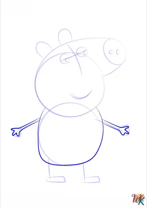 Peppa pig tekenen5