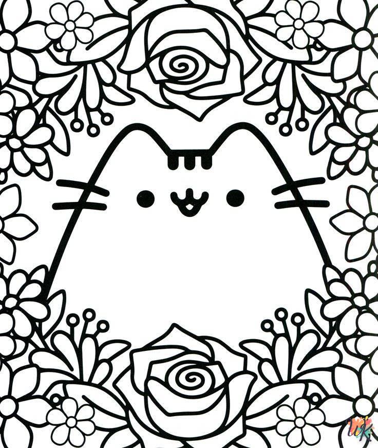 Pusheen kleurplaten1