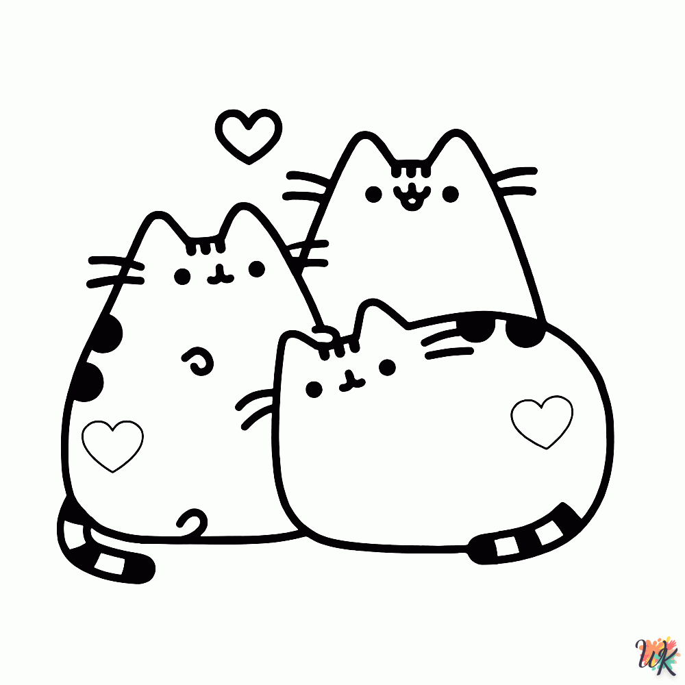 Pusheen kleurplaten11