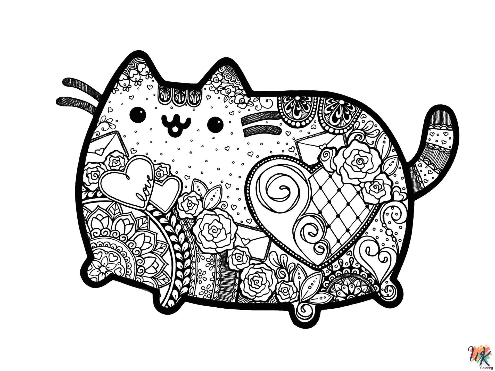 Pusheen kleurplaten7