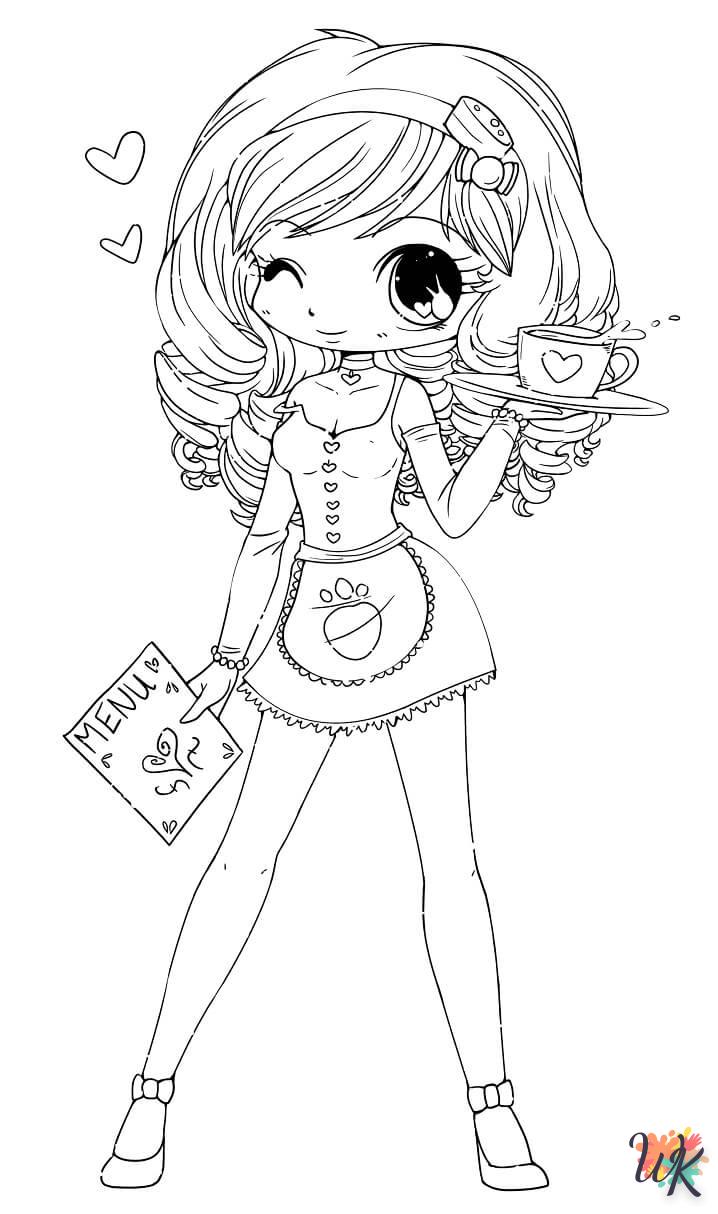 kawaii kleurplaat24