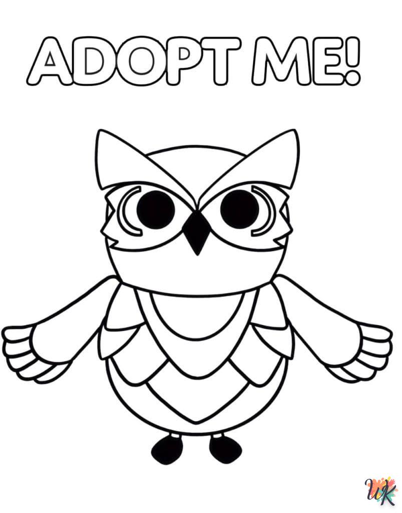 Adopt Me kleurplaat2