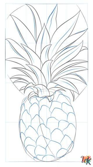Ananas tekenen6